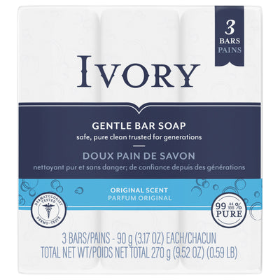 IVORY Original Bar Soap 88g 3 Pack