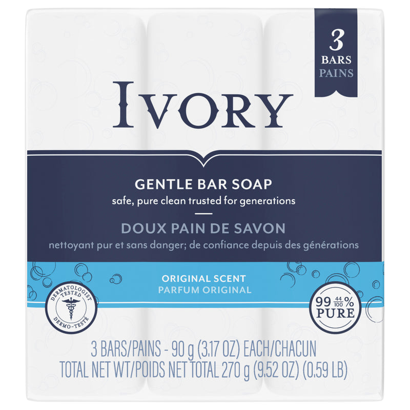 IVORY Original Bar Soap 88g 3 Pack