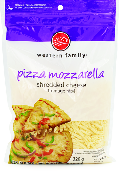 Western Family Pizza Mozzarella, 320 g