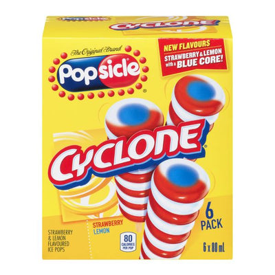 POPSICLE Cyclone Strawberry Lemon Ice Pops 80ml