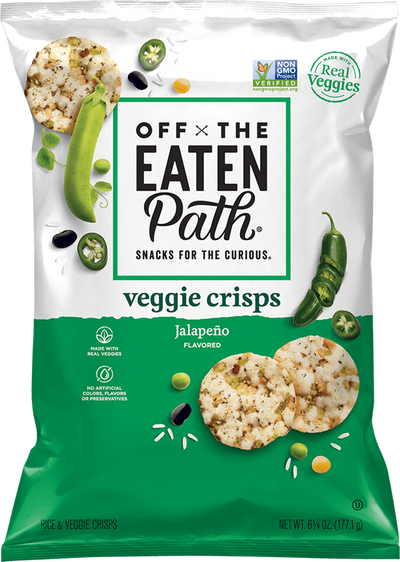 Off The Eaten Path Veggie Crisps Jalapeno, 170 g