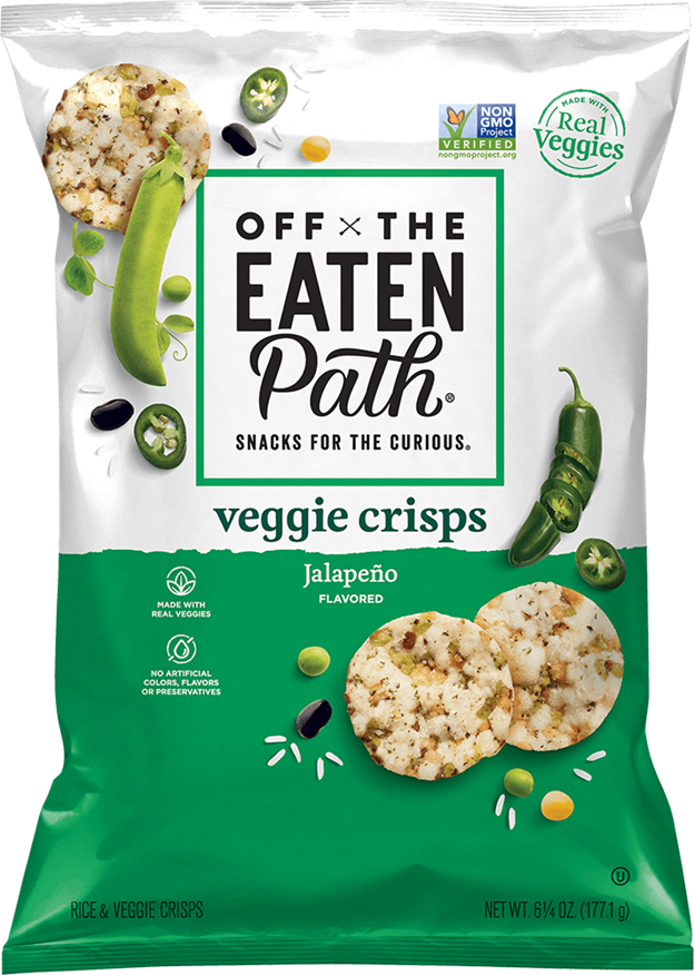 Off The Eaten Path Veggie Crisps Jalapeno, 170 g