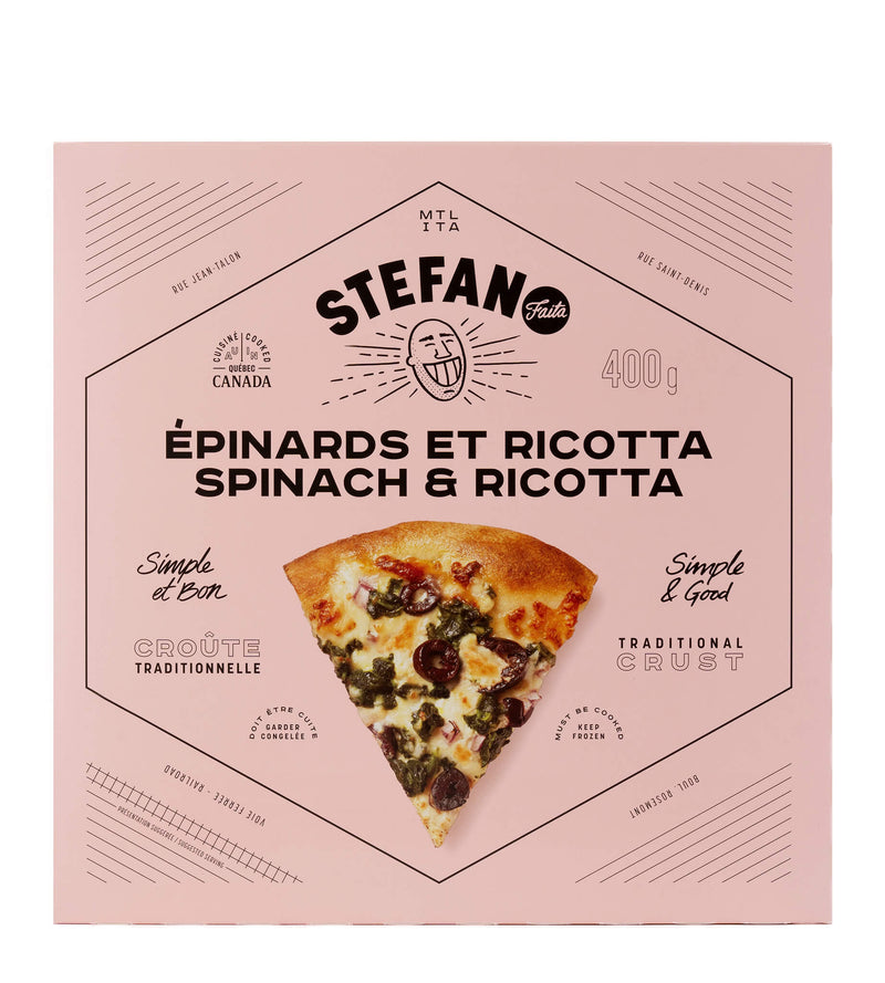Stefano Spinach & Ricotta Pizza, 400 g