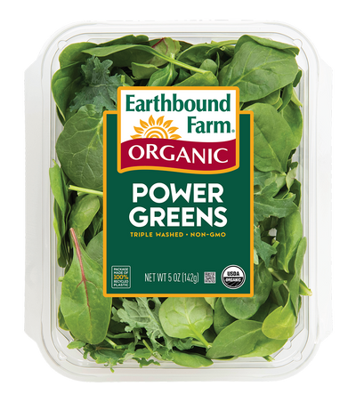 Earthbound Farm Organic Washed Power Greens, 142 g