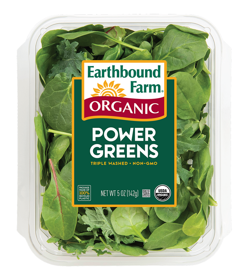 Earthbound Farm Organic Washed Power Greens, 142 g