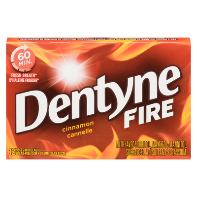 DENTYNE FIRE CINNAMON 12 pcs