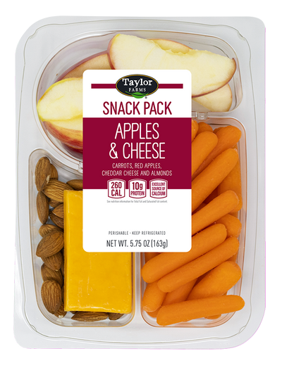 TAYLOR FARMS Apples & Cheese Snack Pack 163g