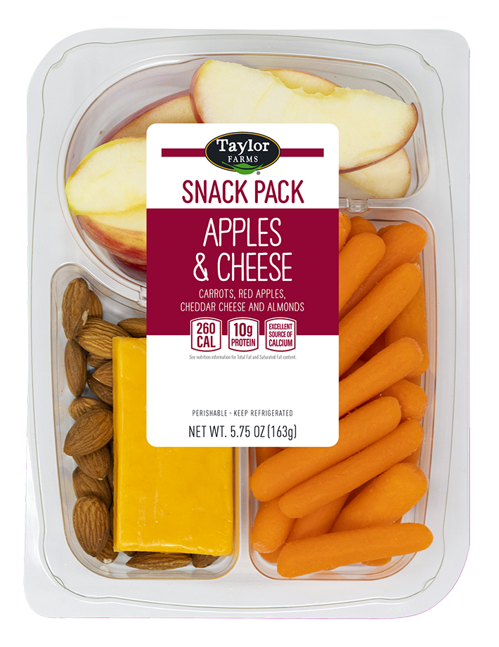 TAYLOR FARMS Apples & Cheese Snack Pack 163g