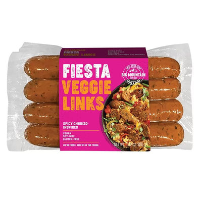 Big Mountain Spicy Chorizo Inspired Fiesta Veggie Links, 4 ct, 360 g
