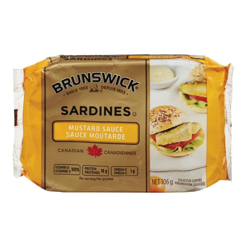 BRUNSWICK Sardines Mustard Sauce 106g