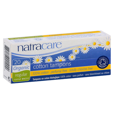 NATRACARE Cotton Tampons Regular 20's