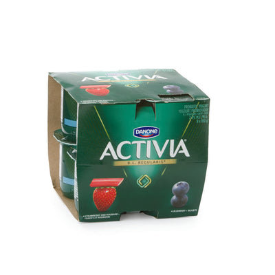 Activia Strawberry/blueberry multipack 8 x 100g