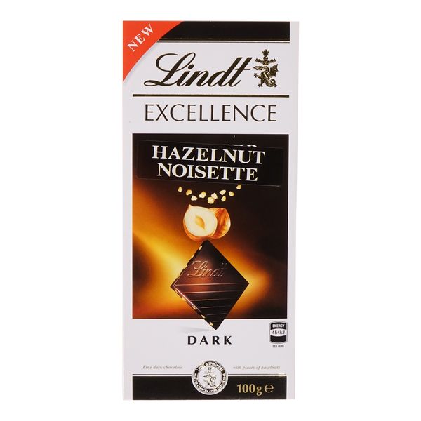 Lindt Excellence Hazelnut Noisette Dark, 100 g