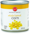 Western Family Whole Kernel Corn, 341 mL