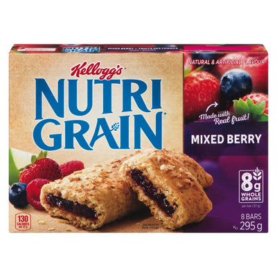 NUTRI GRAIN Mixed Berry Fruit Bars 295g