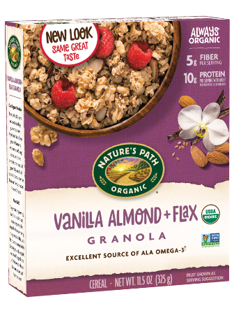 NATURES PATH Granola Flax Plus Vanilla 325g