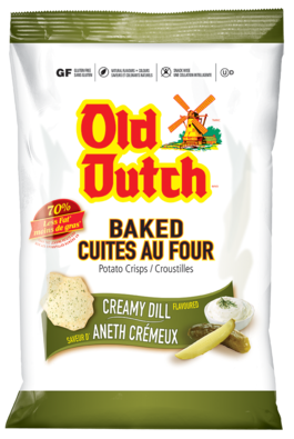 Old Dutch Creamy Dill Baked Potatoes Chips, 1 ct