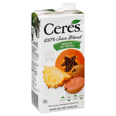Ceres Medley of Fruits 100% Juice Blend, 1.00 litre