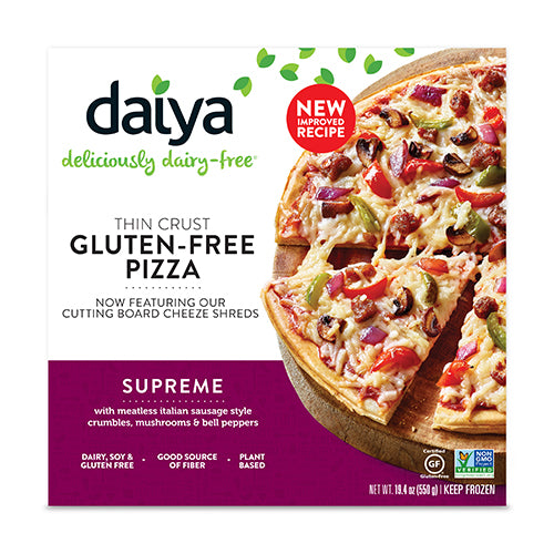 Daiya Supreme Thin Crust Gluten-Free Pizza, 550 g