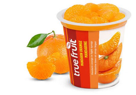 True Fruit Mandarin Oranges in Light Syrup, 1 ct