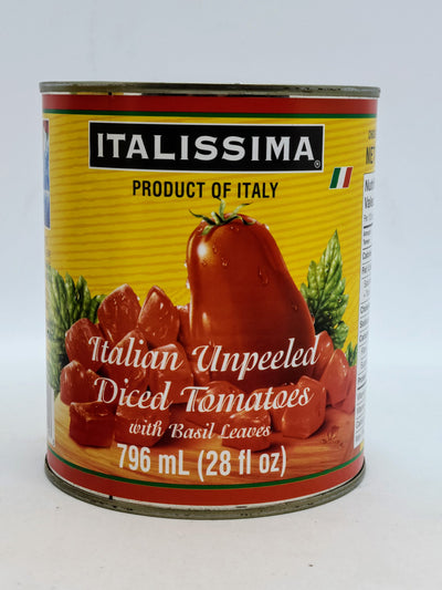 ITALISSIMA Unpeeled Diced Tomato 796ml