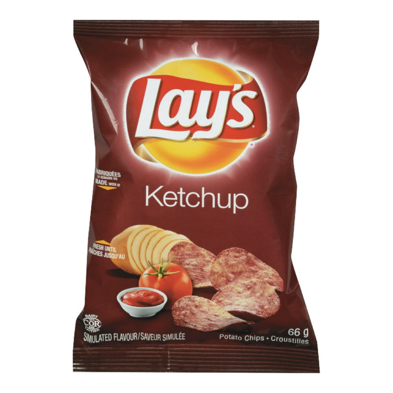 LAY'S Ketchup Potato Chips 66g