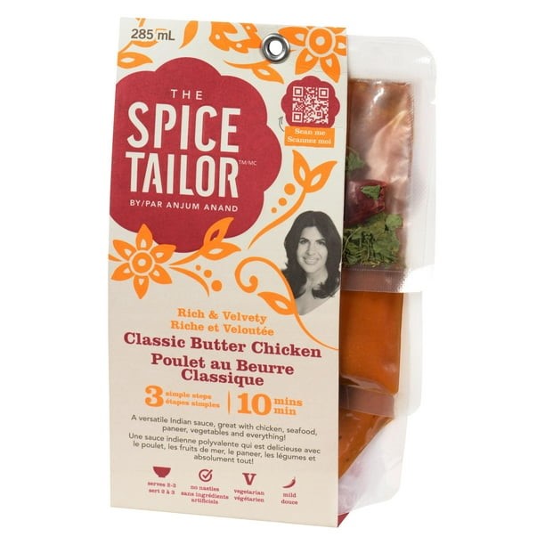 The Spicy Tailor Mild Vegetarian Classic Butter Chicken, 285 mL