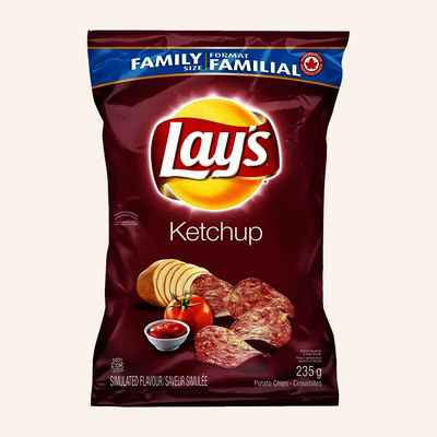 Lay's Ketchup Flavour Potato Chips, 235 g