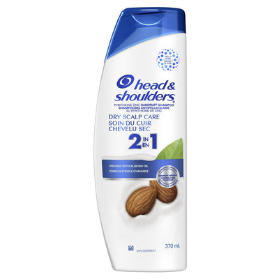 Head & Shoulders Dry Scalp Care 2 In 1 Shampoo, 370 mL