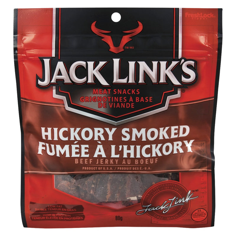 JACK LINK'S Hickory Smoked Beef Jerky Meat Snacks 80g