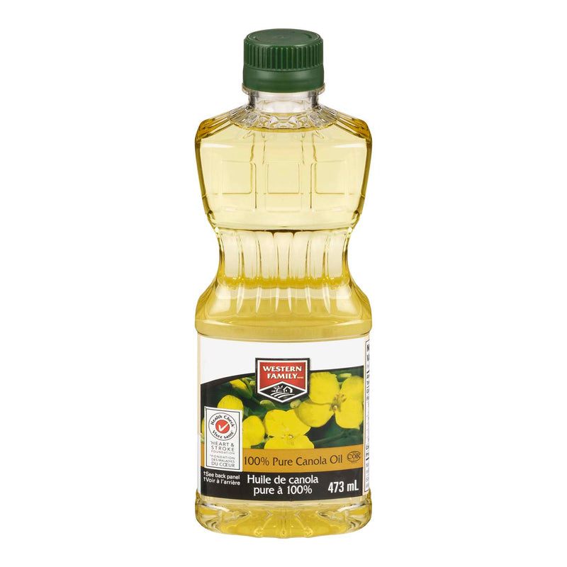 WESTERN FAMILY 100% Pure Canola Oil 473ml