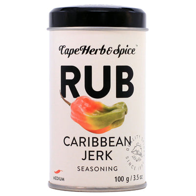 Cape Herb & Spice Rub Medium Caribbean Jerk Seasoning, 100 g