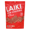Laiki Red Gluten Free 100% Whole Grain With Sea Salt Rice Crackers, 100 g