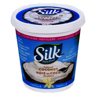 Silk Vanilla Cultured Coconut Plain Yogurt, 1 ct