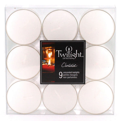TWILIGHT Unscented Tealights 9 Pack