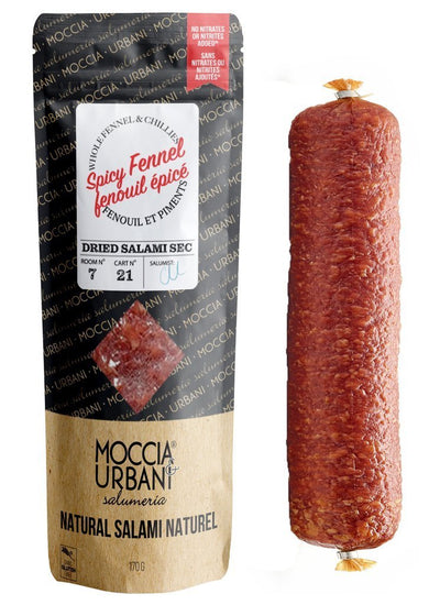 Moccia Urbani Spicy Fennel Natural Dry Salami, 170 g