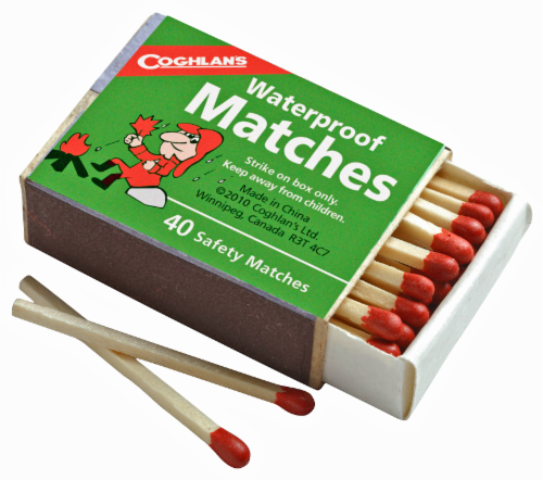 COGHLAN'S Waterproof Matches, 4 pack
