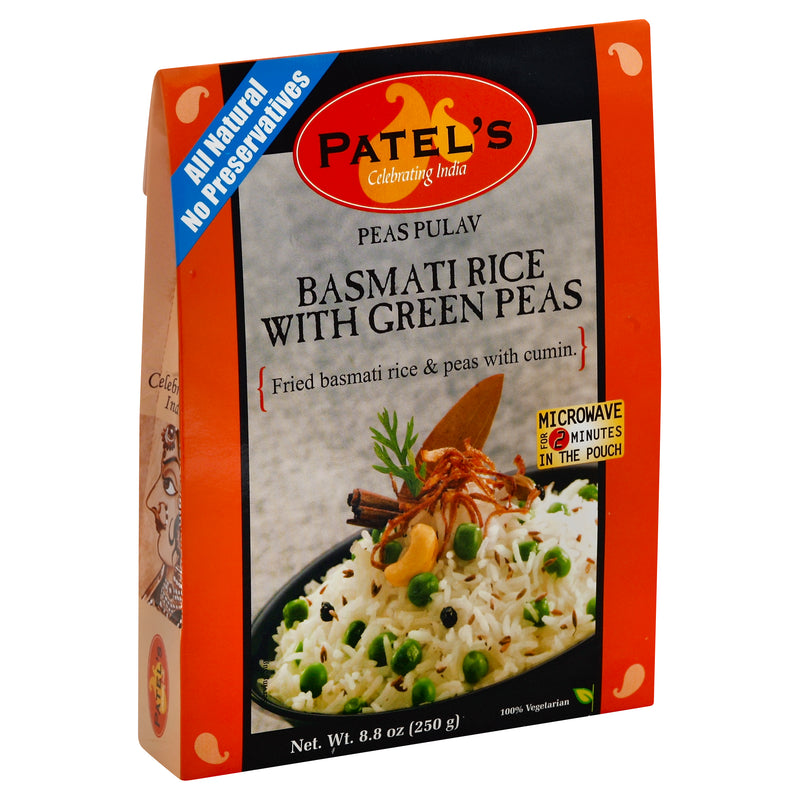 Patel's with Green Peas Peas Pulav Basmati Rice, 249 g