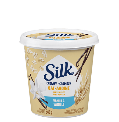 SILK Cultured Oat Vanilla Yogurt 640g