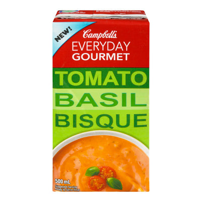 Campbell's Everyday Gourmet Tomato Basil Bisque, 500 mL