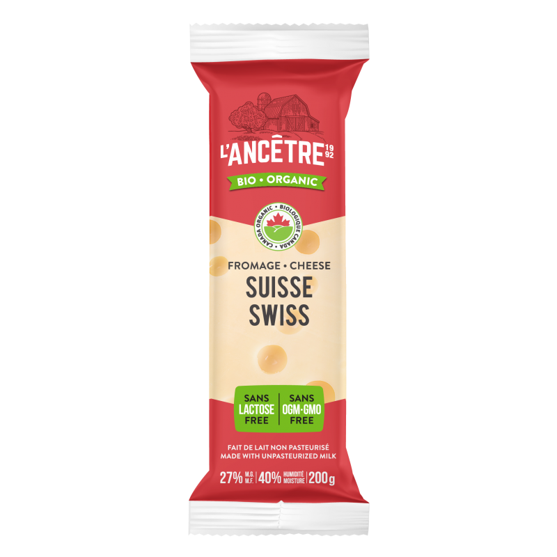 Lanetre Organic Swiss Cheese, 200 g
