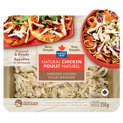 Maple Leaf Natural Sredded Chicken, 250 g