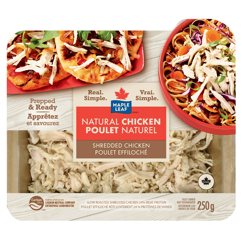 Maple Leaf Natural Sredded Chicken, 250 g