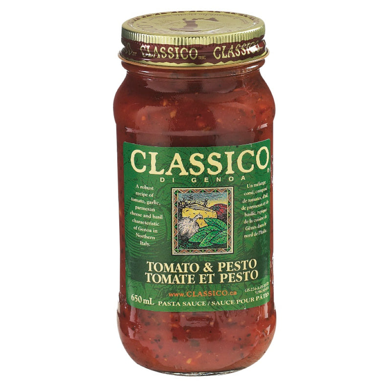 CLASSICO Tomato & Pesto Pasta Sauce 650ml