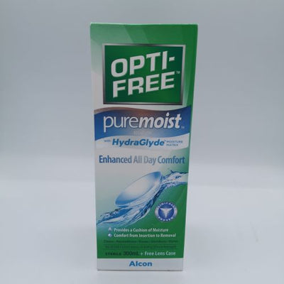 Opti-Free Puremoist Multi-Purpose Hydroglide Disinfecting Solution, 300 mL