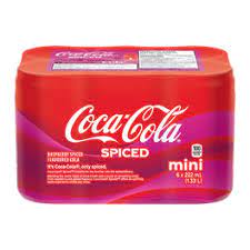 SPICED COCA COLA 222ML 6 PACK
