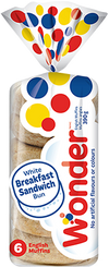 WONDER White Breakfast Sandwich Bun