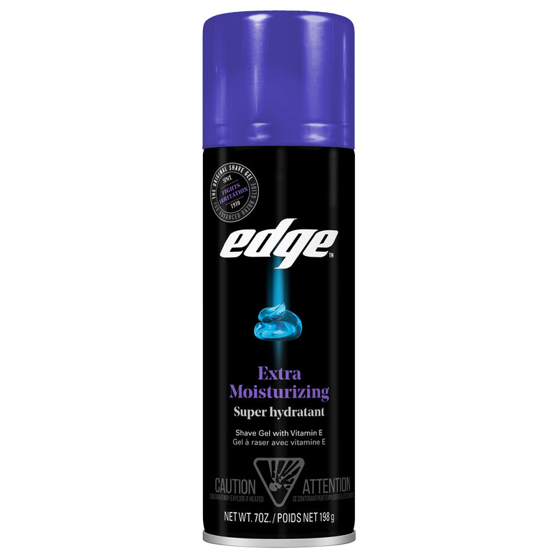 Edge Extra Moisturizing Shaving Gel, 198 g