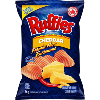 RUFFLES Flamin Hot Cheddar 66g