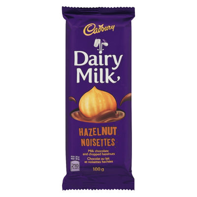 CADBURY Dairy Milk Hazelnut Milk Chocolate And Chopped Hazelnuts 100g